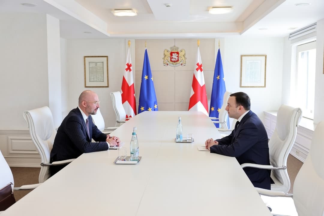 ირაკლი ღარიბაშვილი სამხრეთ კავკასიაში ევროპის საინვესტიციო ბანკის (EIB) რეგიონულ წარმომადგენელს შეხვდა