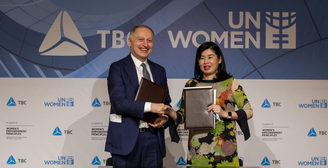 გაეროს ქალთა ორგანიზაციამ და თიბისიმ სტრატეგიული პარტნიორობის მემორანდუმი გააფორმეს