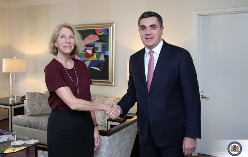 ილია დარჩიაშვილი ევროპისა და ევრაზიის საკითხებში აშშ-ის სახელმწიფო მდივნის თანაშემწეს შეხვდა