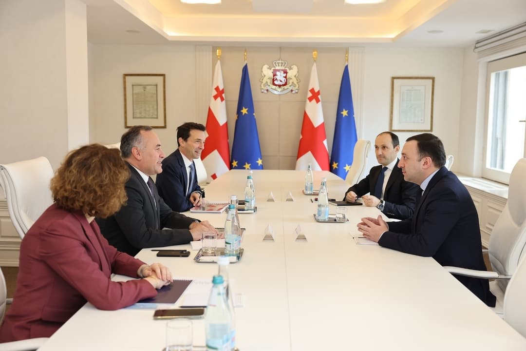 ირაკლი ღარიბაშვილი TAV Airports-ის პრეზიდენტს შეხვდა