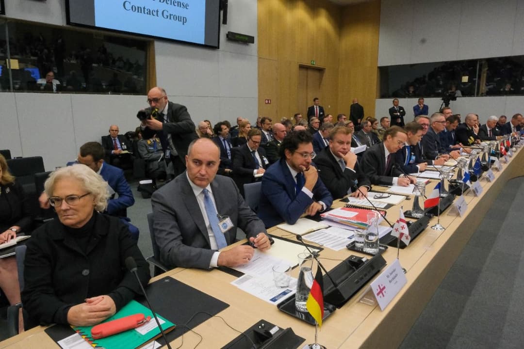 ჯუანშერ ბურჭულაძე უკრაინის საკონტაქტო ჯგუფის შეხვედრას დაესწრო