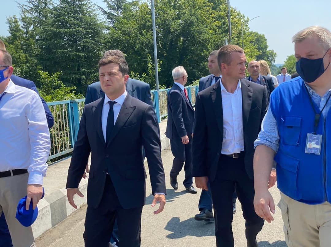 Volodymyr Zelensky personally got acquainted with the situation along the occupation line