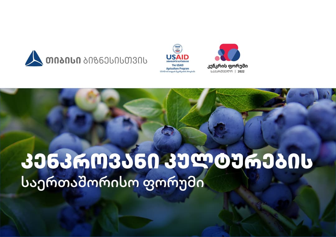 ბათუმში კენკროვანი კულტურების საერთაშორისო ფორუმი მიმდინარეობს