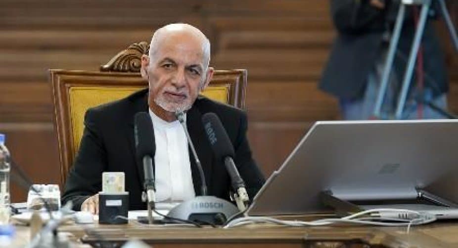 Afghan president aplogizes for fleeing his country