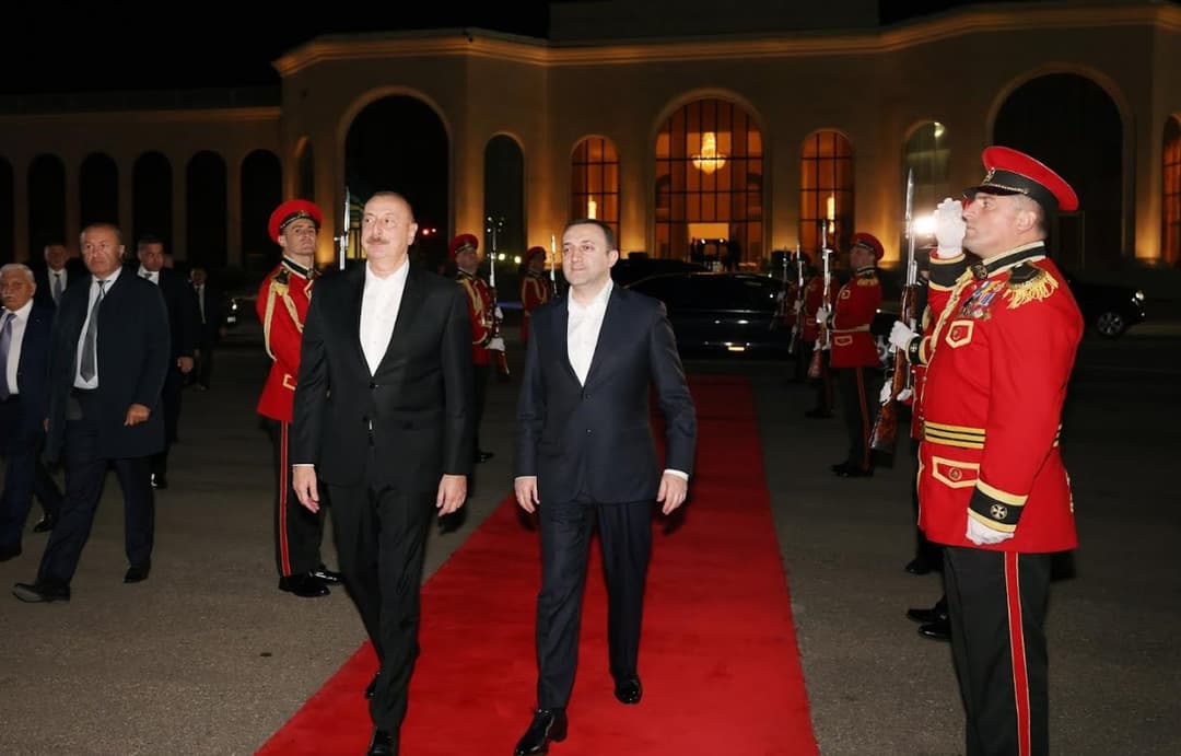 ილჰამ ალიევის სამუშაო ვიზიტი საქართველოში დასრულდა