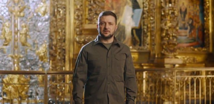 ზელენსკი – ვთხოვთ ღმერთს წყალობას, რომ ჩვენი დიდი ოცნება ასრულდეს, სიმართლე, ხალხი და უფალი ჩვენთანაა