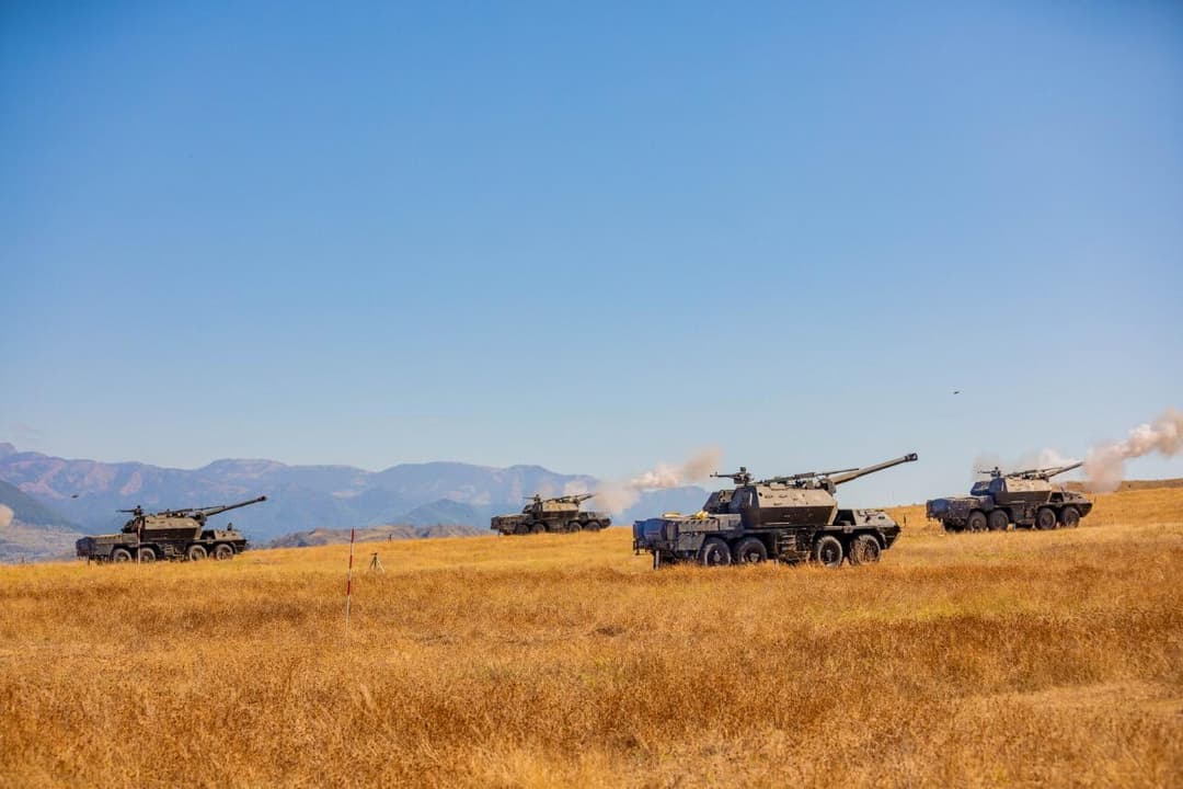 ორფოლოს პოლიგონზე საარტილერიო სწავლება დასრულდა