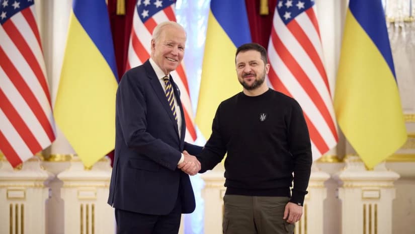Biden expresses optimism about Ukraine’s chances of winning war after talking with Zelenskyy
