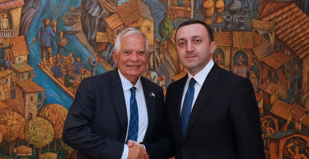 ირაკლი ღარიბაშვილმა ჯოზეფ ბორელს ვახშამზე უმასპინძლა