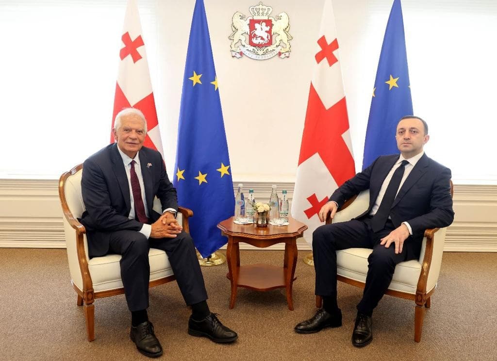 ირაკლი ღარიბაშვილი ჯოზეფ ბორელს გაფართოებულ ფორმატში შეხვდა