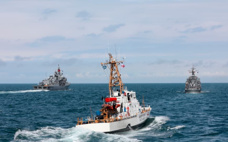 NATO-Georgia Joint Naval Exercises held in Black Sea