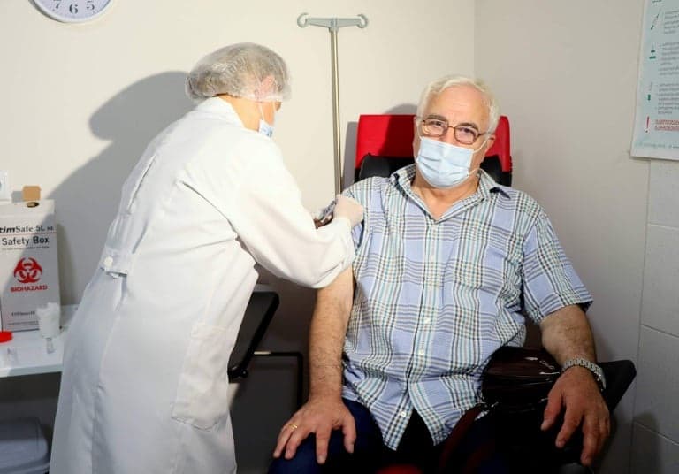 ახალციხეში, საყოველთაო ვაქცინაციის ფარგლებში აცრა მიმდინარეობს