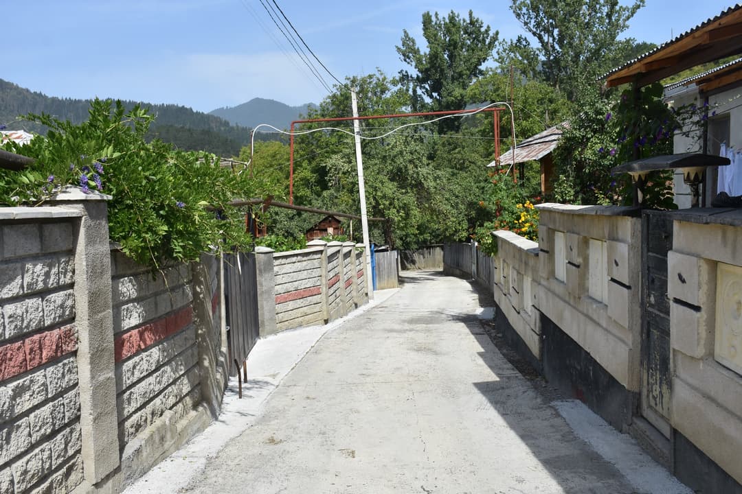 სოფელ ყვიბისში გზის 1-კილომეტრიან მონაკვეთზე ბეტონის საფარი დაიგო