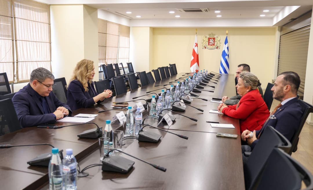 თავდაცვის მინისტრის პირველი მოადგილე საქართველოში საბერძნეთის ელჩსა და თავდაცვის ატაშეს შეხვდა