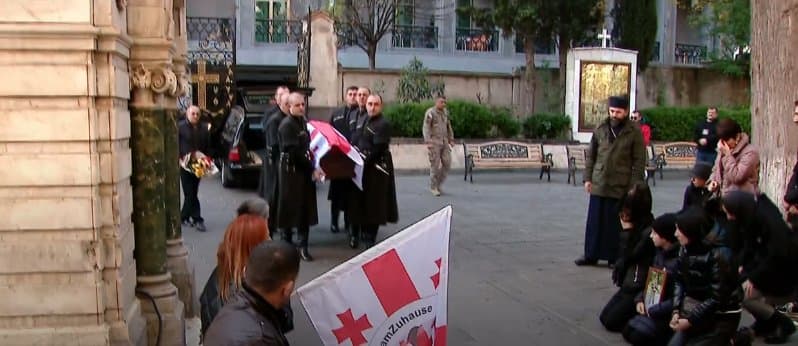 უკრაინაში დაღუპული მიხეილ ყაფლანიშვილი საქართველოში ჩამოასვენეს