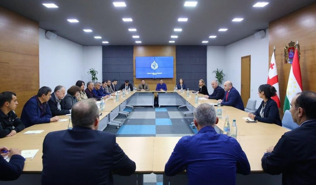 ალექსანდრე დარახველიძემ ტაჯიკეთის რესპუბლიკის დელეგაციის წევრებთან შეხვედრა გამართა