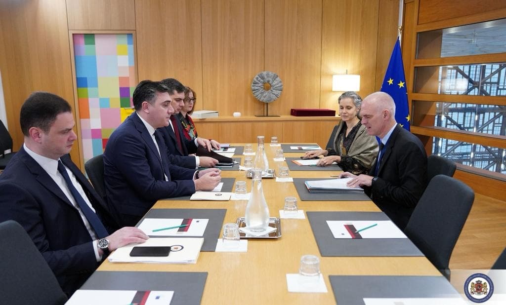 ილია დარჩიაშვილმა ბრიუსელში ვიზიტის ფარგლებში ორმხრივი შეხვედრები დაიწყო