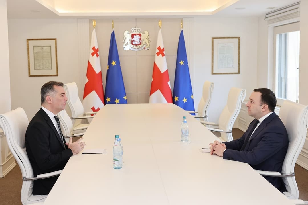 ირაკლი ღარიბაშვილი ავსტრალიაში საქართველოს ახლადდანიშნულ ელჩს ბექა დვალს შეხვდა