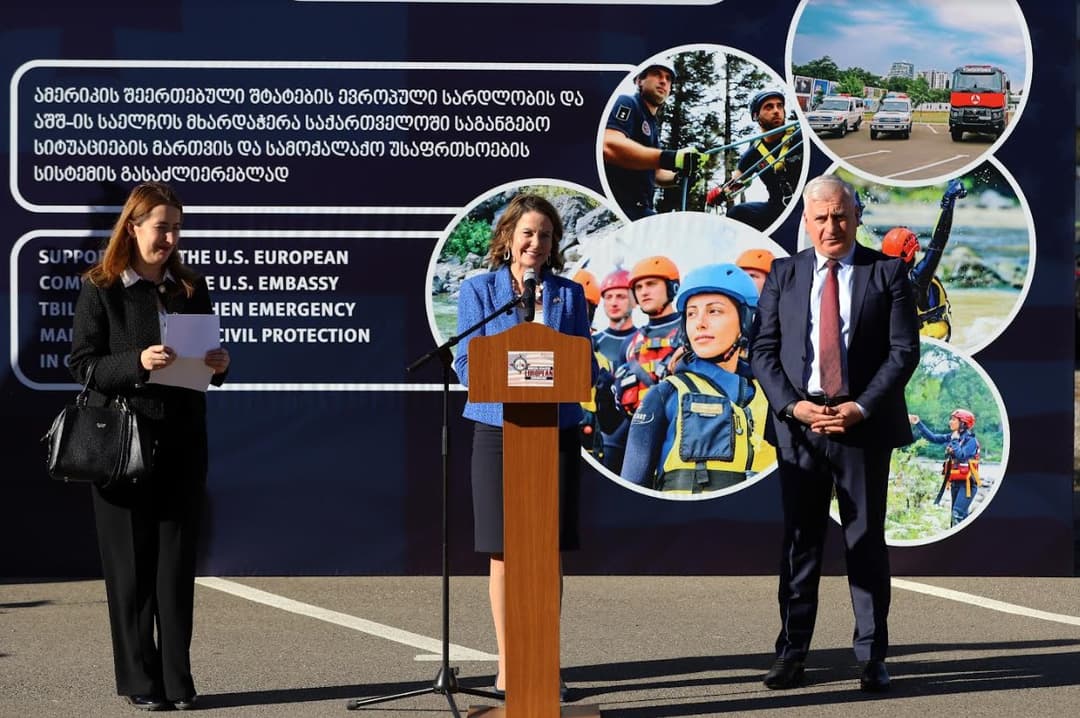 შინაგან საქმეთა სამინისტროს საგანგებო სიტუაციების მართვის სამსახურს აშშ-ის ელჩი ეწვია