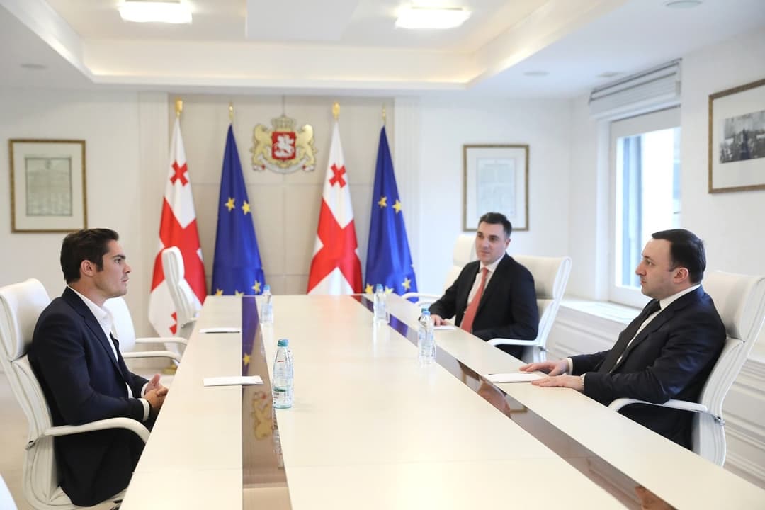 ირაკლი ღარიბაშვილი კომპანია FTX Digital Market-ის აღმასრულებელ დირექტორს შეხვდა