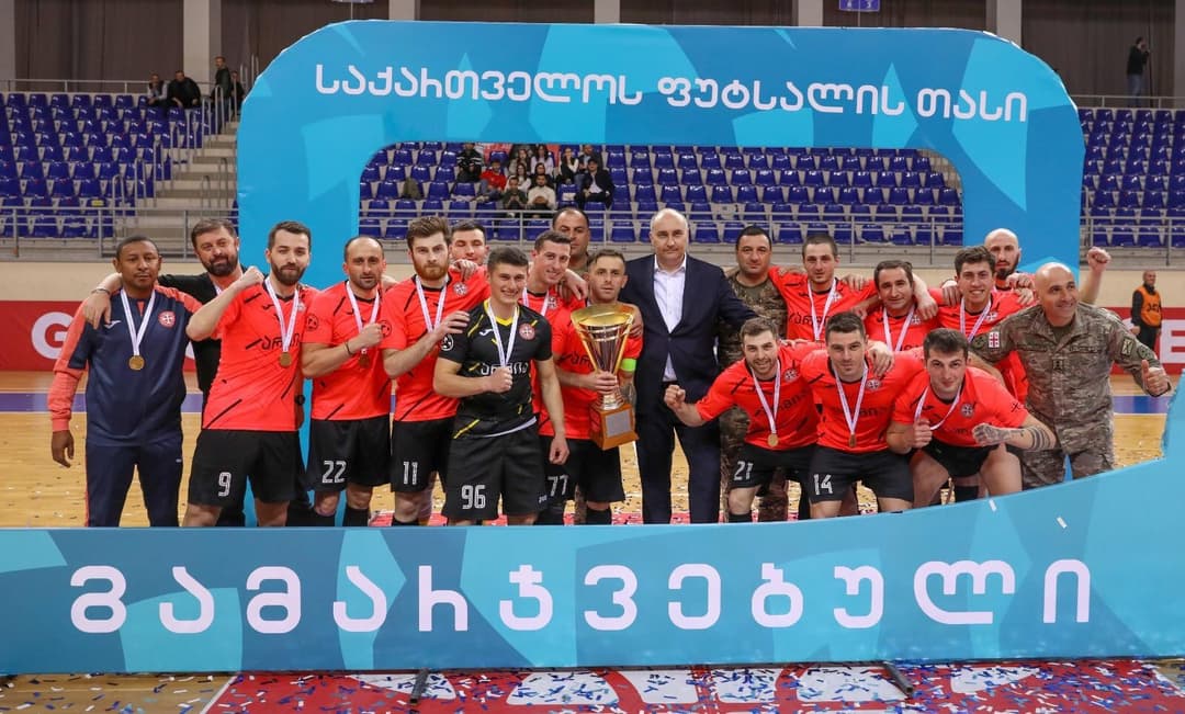 თავდაცვის სამინისტროს კლუბი “არმია” ფუტსალის ლიგის გამარჯვებულია