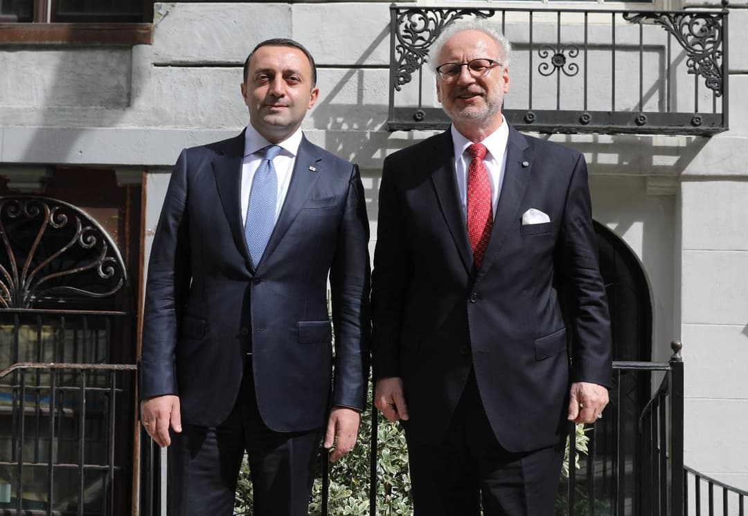 ირაკლი ღარიბაშვილი – ჩრდილოატლანტიკურ ალიანსში საქართველოს გაწევრიანებისათვის ლატვიის მიერ გამოხატულ მხარდაჭერას ძალიან ვაფასებთ