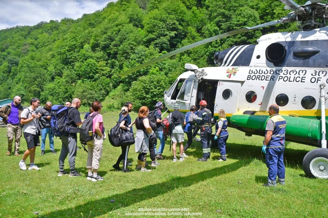 დუშეთის მუნიციპალიტეტიდან მოქალაქეთა უსაფრთხოდ გამოყვანისთვის სპეციალური ღონისძიება მიმდინარეობს