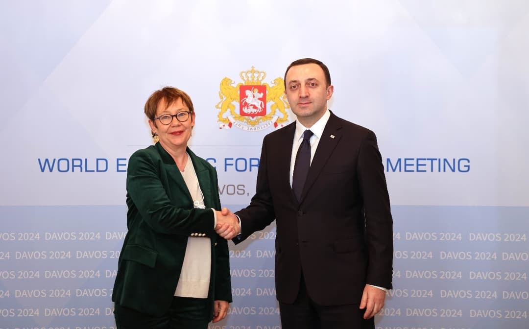 ირაკლი ღარიბაშვილი ევროპის რეკონსტრუქციისა და განვითარების ბანკის (EBRD) პრეზიდენტს შეხვდა
