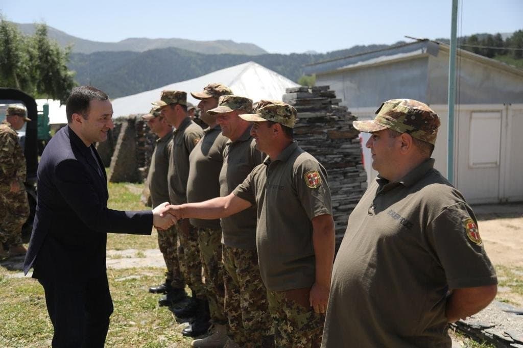 ირაკლი ღარიბაშვილი თუშეთში, საზღვრის ომალოს სექტორს ესტუმრა
