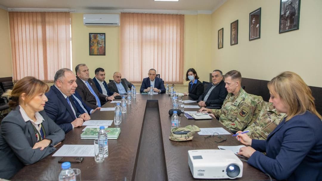 თავდაცვის სამინისტროს გენერალური ინსპექციის წარმომადგენლებს ამერიკელმა კოლეგებმა გამოცდილება გაუზიარეს