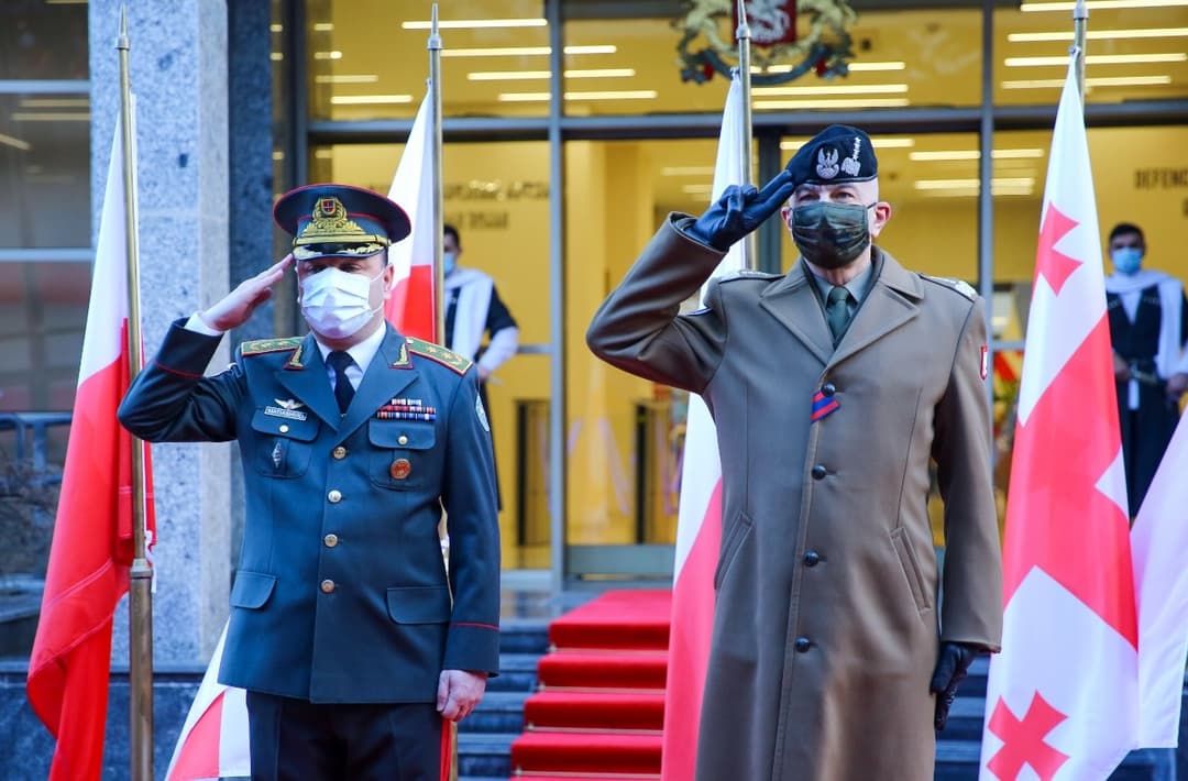 საქართველოს თავდაცვის სამინისტროში პოლონეთის გენერალური შტაბის უფროსს უმასპინძლეს