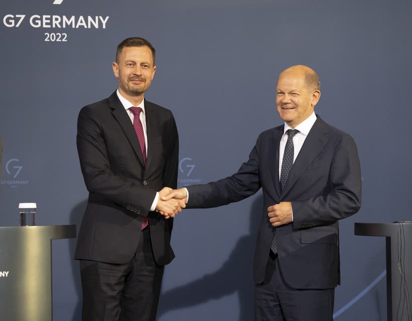 Slovak PM urges Germany to support EU candidate status for Ukraine, Georgia, Moldova