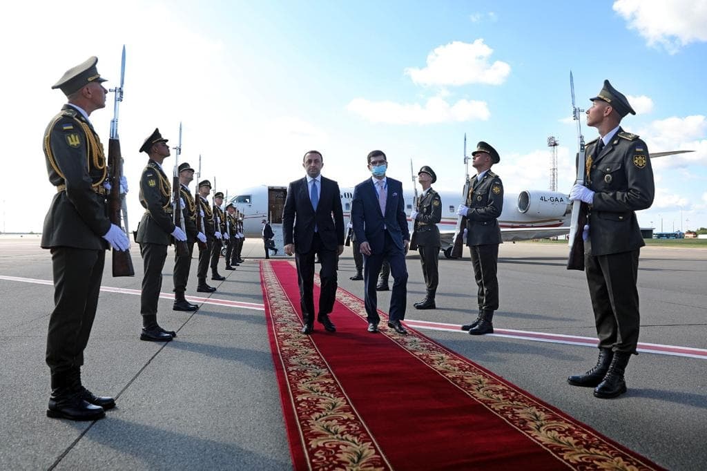 ირაკლი ღარიბაშვილი ოფიციალურ შეხვედრებს დღეს კიევში გამართავს