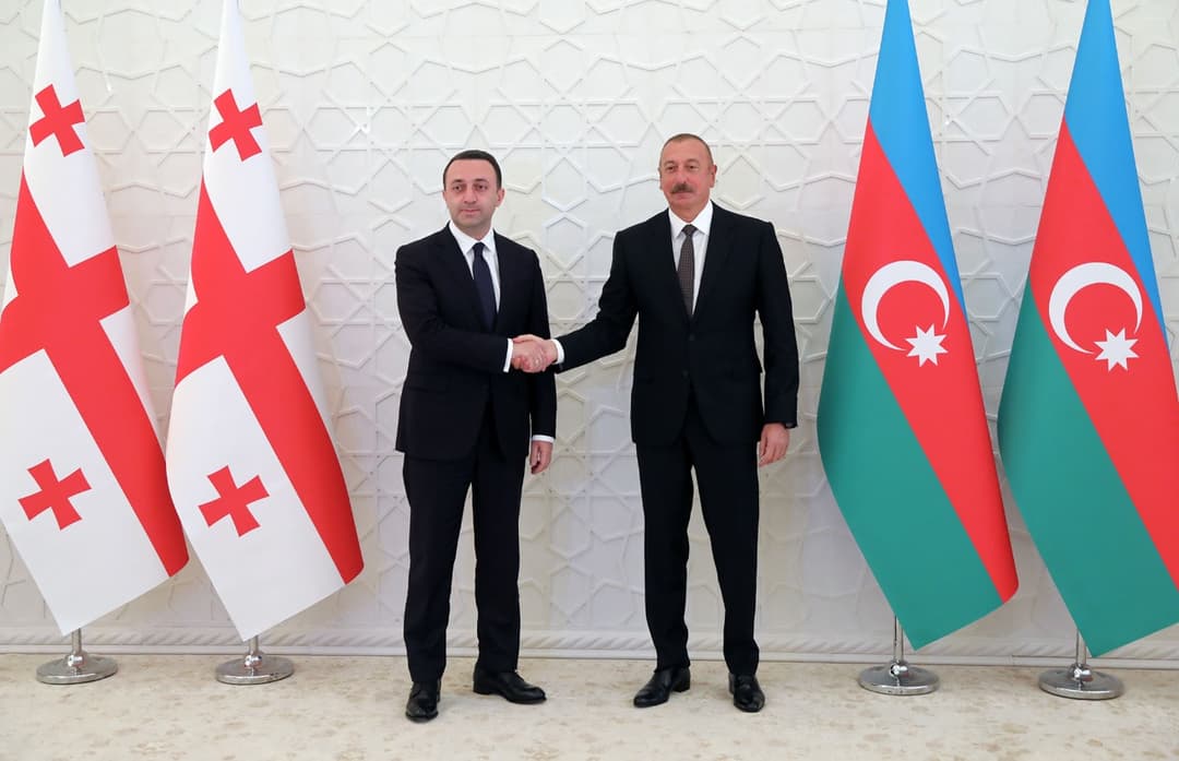 Aliyev, Garibashvili meet in Baku, say Georgian-Azerbaijani cooperation ‘crucial’ for region