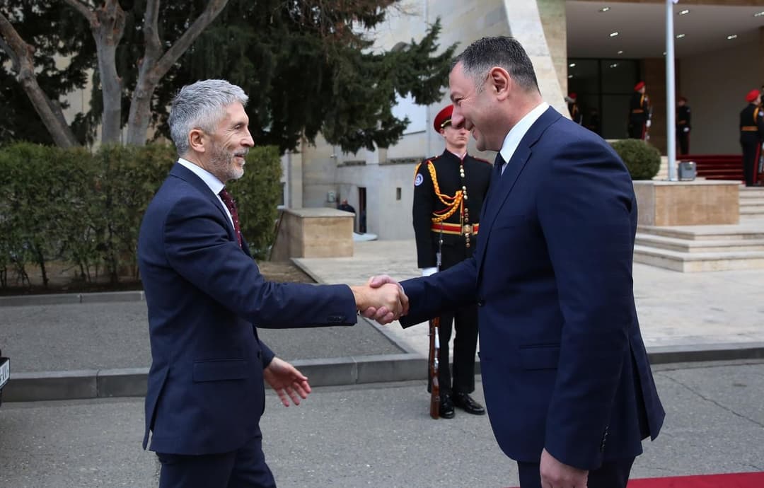 ვახტანგ გომელაურმა ესპანეთის სამეფოს შინაგან საქმეთა მინისტრს უმასპინძლა