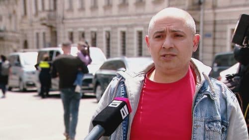 პარლამენტთან ლაზარე გრიგორიადისის მამა დააკავეს