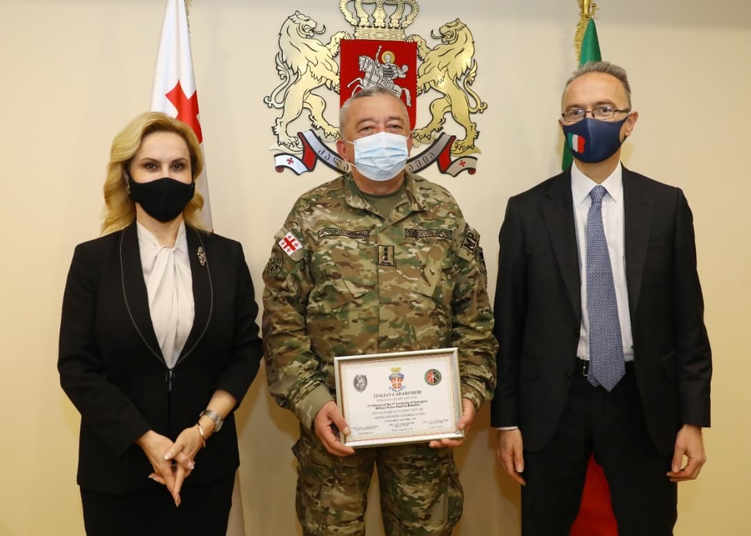 თავდაცვის მინისტრის პირველი მოადგილე იტალიის ელჩს შეხვდა