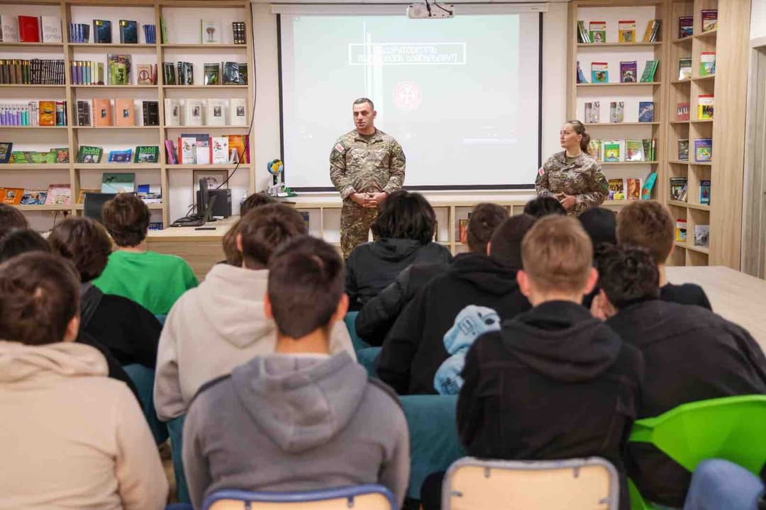 პროექტი “ჩვენი ჯარი“ მიმდინარე სასწავლო წელს წარმატებით სრულდება
