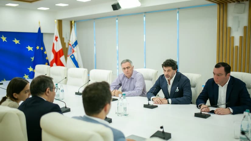 კახა კალაძემ “ჯორჯიან უოთერ ენდ ფაუერის“ ხელმძღვანელობასთან სამუშაო შეხვედრა გამართა