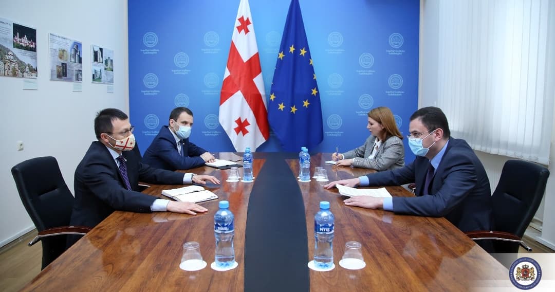 საგარეო საქმეთა სამინისტროში უკრაინის საქმეთა დროებით რწმუნებულთან შეხვედრა გაიმართა