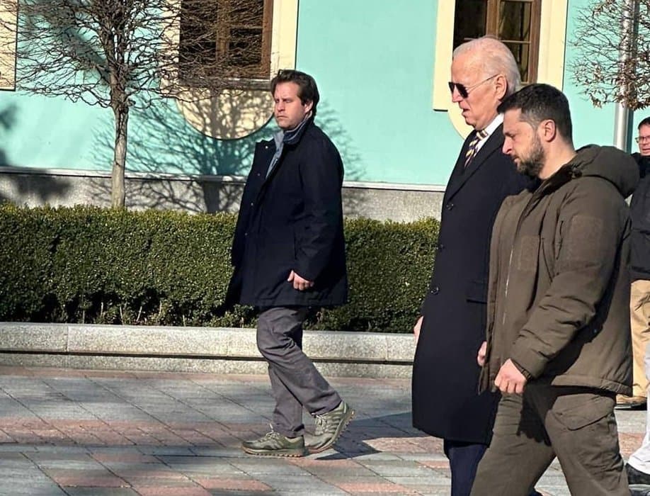 ჯო ბაიდენი კიევში ჩავიდა