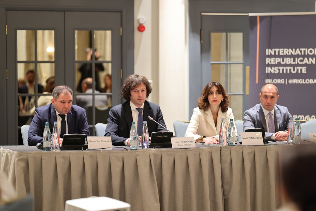 ირაკლი კობახიძე IRI-ის სადამკვირვებლო მისიას შეხვდა