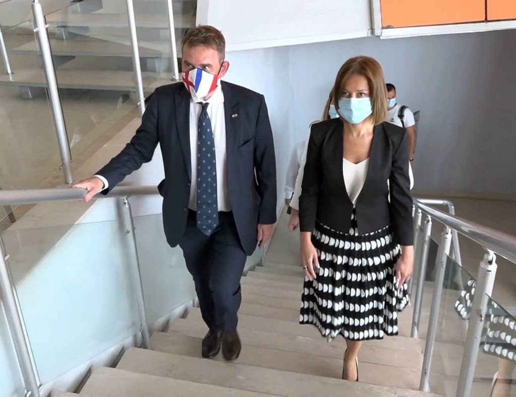 ეკატერინე ტიკარაძე და დიეგო კოლასი უცხო ქვეყნის მოქალაქეების იმუნიზაციის პროცესს გაეცნენ