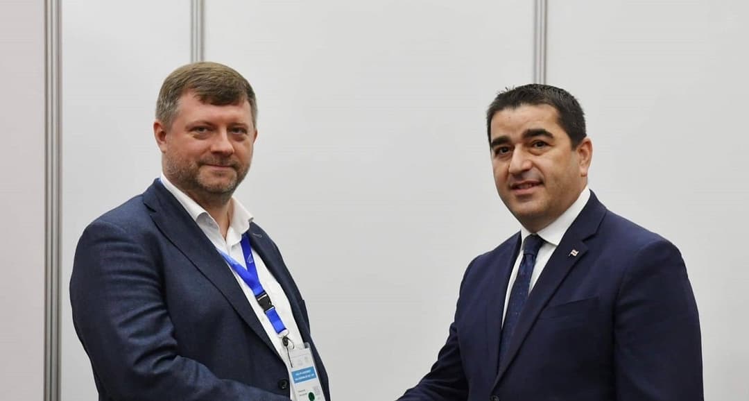 Georgian parliament speaker meets Ukraine’s deputy parliament speaker, wishes success to Ukraine