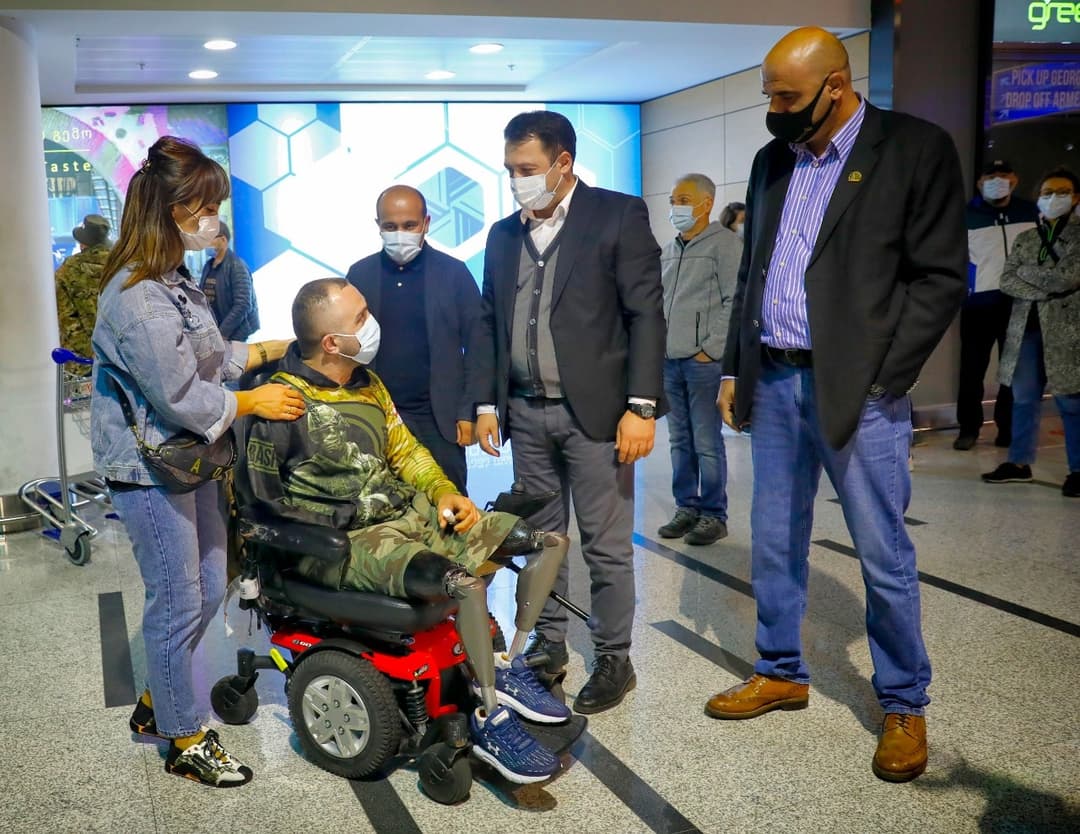 კაპრალმა მორის საბაშვილმა რეაბილიტაციის კურსი აშშ-ში გაიარა