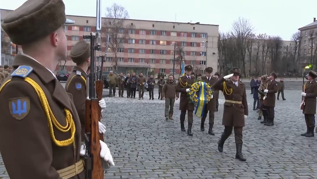 ზელენსკი ლვოვში ჩავიდა