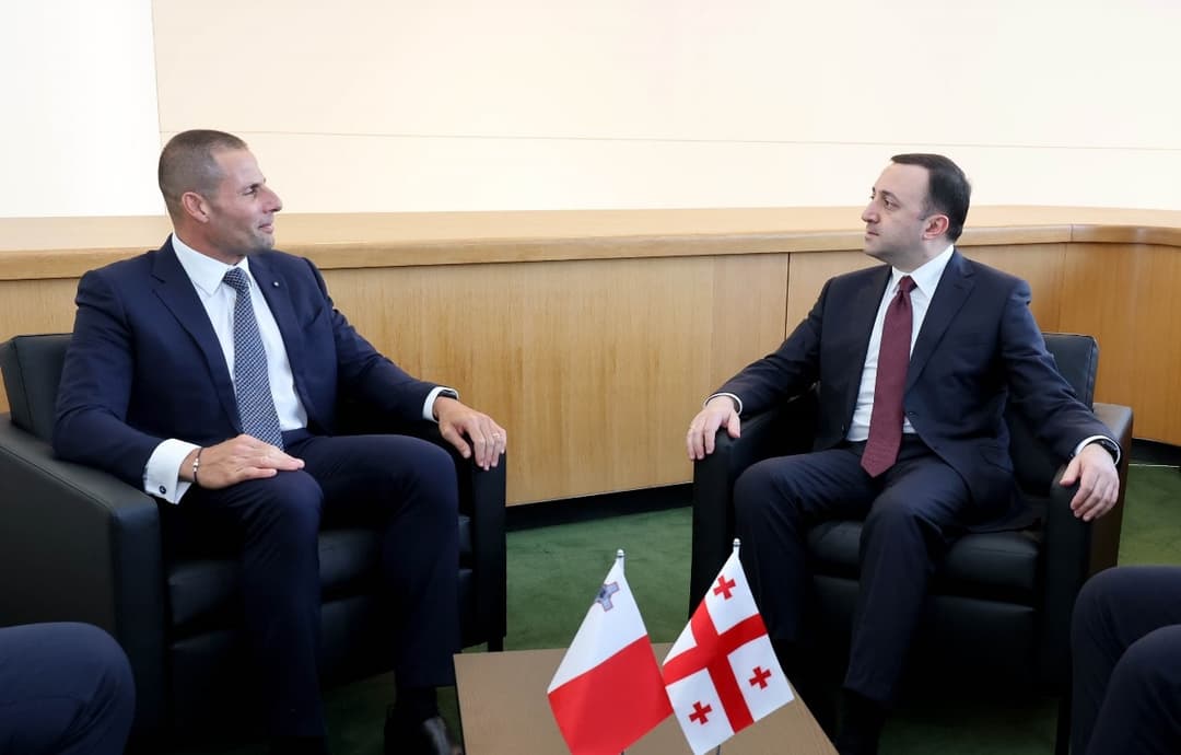 ირაკლი ღარიბაშვილი მალტას რესპუბლიკის პრემიერ-მინისტრს შეხვდა