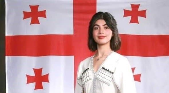 US embassy cites “sharing her country’s culture” as a reason for selecting Georgian as “student of the month” in FLEX programme