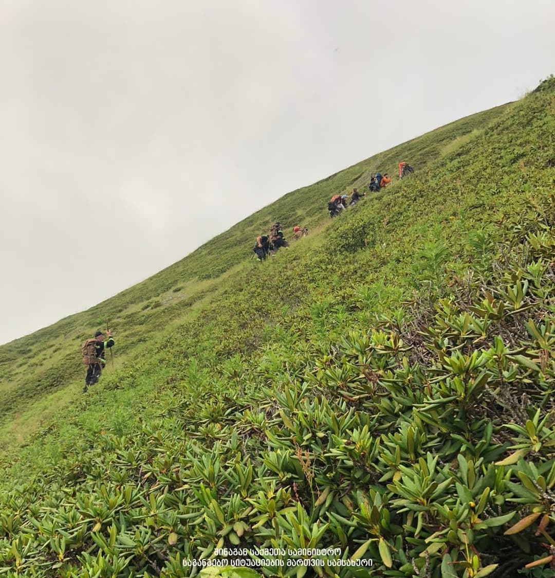 მაშველებმა დუშეთის რაიონში დაშავებულ უცხოელ მოლაშქრეებს დამხარება აღმოუჩინეს