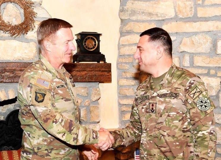 გენერალ-მაიორი გიორგი მათიაშვილი აშშ-ის სახმელეთო ძალების შტაბის უფროსს შეხვდა